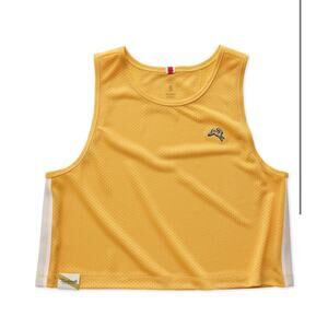 Tracksmith Women’s Fieldhouse Pinnie Faded Marigold Small